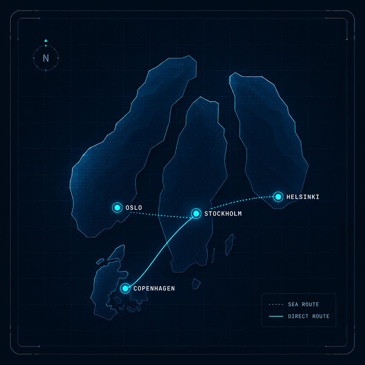 Nordic Distribution Map